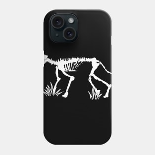 Mammalian skeleton, white Phone Case