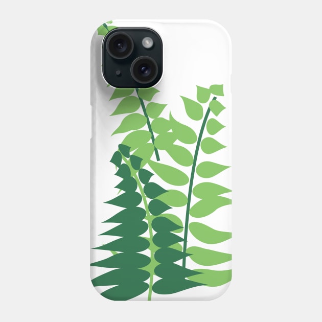 Abigail's Safari Ferns Lispe Phone Case by Lispe