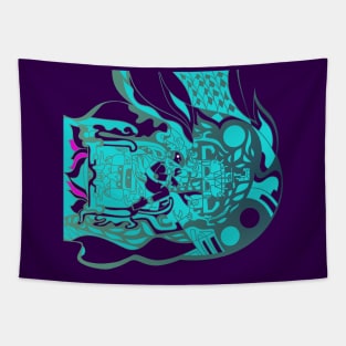 ancient space alien astronaut ecopop Tapestry