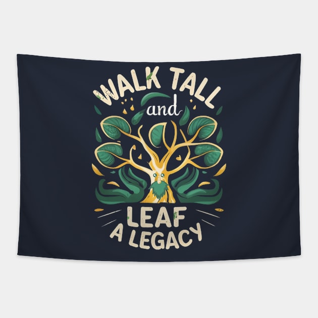 Walk Tall and Leaf a Legacy - Tree Ent - Fantasy Tapestry by Fenay-Designs