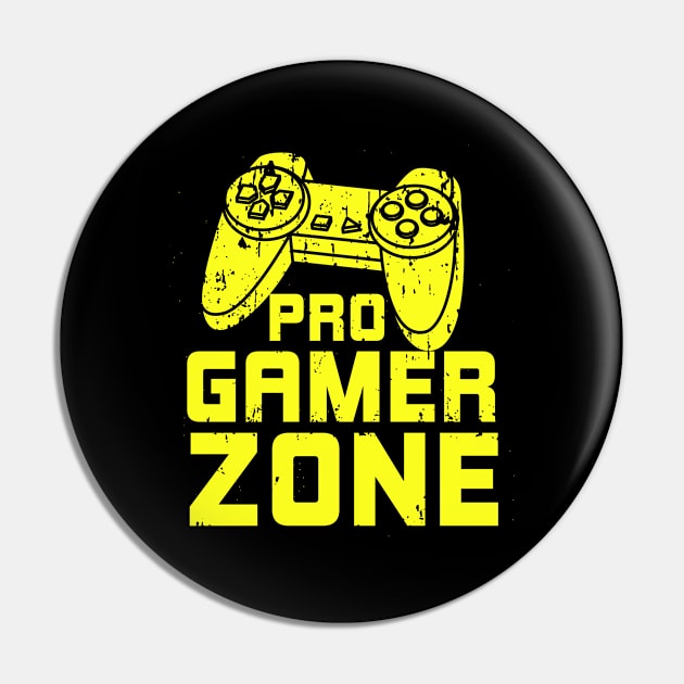 Pro Gamer Gaming Controller Gift Pin by Foxxy Merch