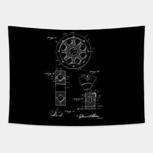 Ball Bearing Vintage Patent Hand Drawing Tapestry