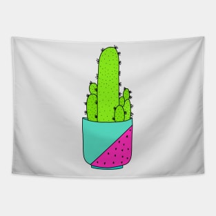 Cute Cactus Design #174: Cacti In A Nice Pot Tapestry