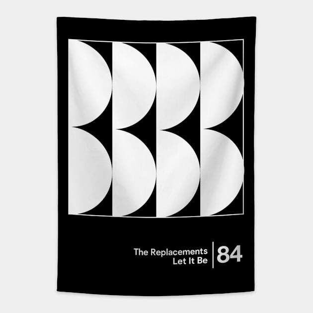 The Replacements / Minimal Style Graphic Artwork Tapestry by saudade