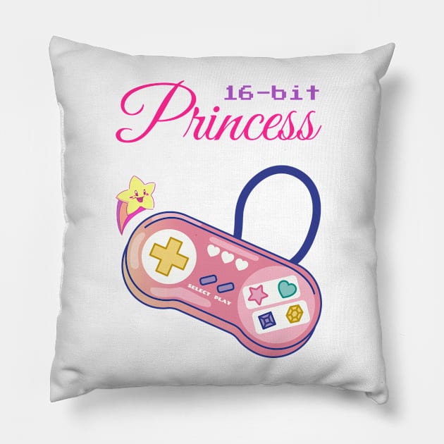 16-bit Princess Pillow by Axiomfox