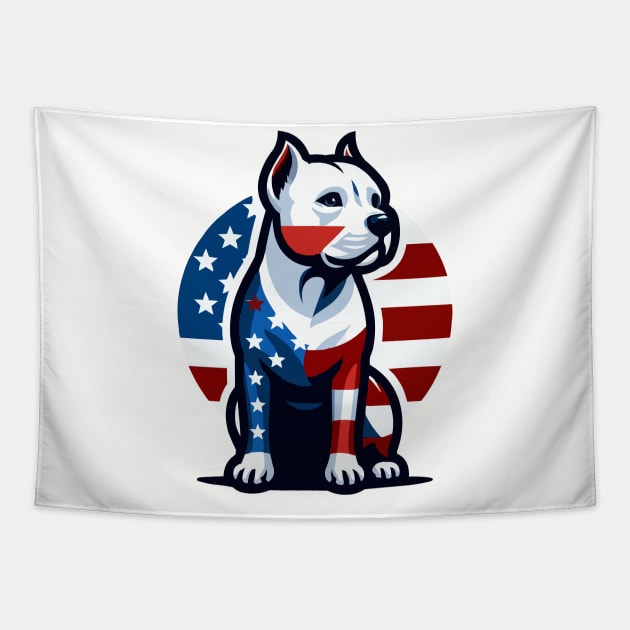 American Staffy Dog Tapestry by JessArty