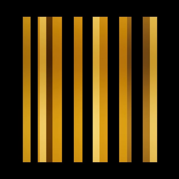 Golden Harmony: Abstract Stripes in Luxe Gold by star trek fanart and more