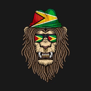 Guyana Heritage Guyanese Flag Art T-Shirt