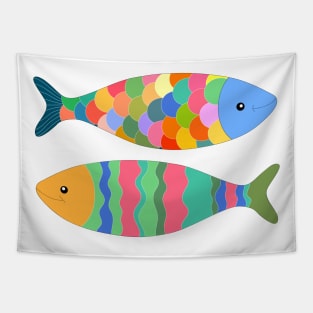 Colorful fish Tapestry
