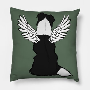 Guardian Angel: Border Collie Pillow