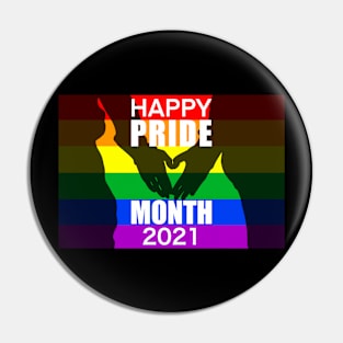 Happy pride month 2021 Pin