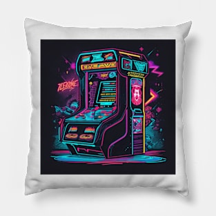 Retro Gamer Arcade  T-Shirt Pillow