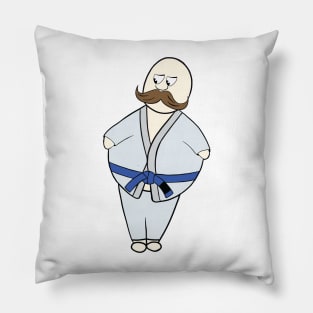 Brazilian Jiu-Jitsu Fatman Cartoon Pillow