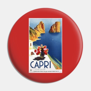 Capri vintage travel ad Pin