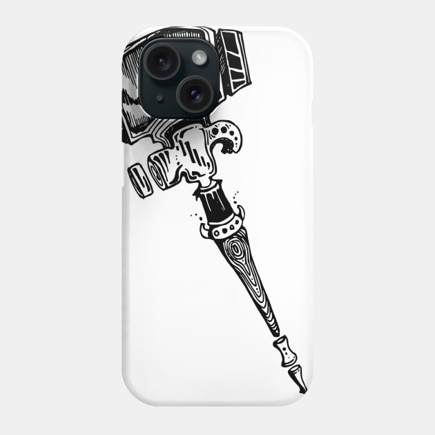 Hammer abstract Phone Case by TKDoodle