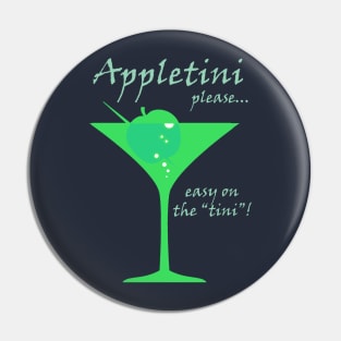 Appletini JD - Blue Pin