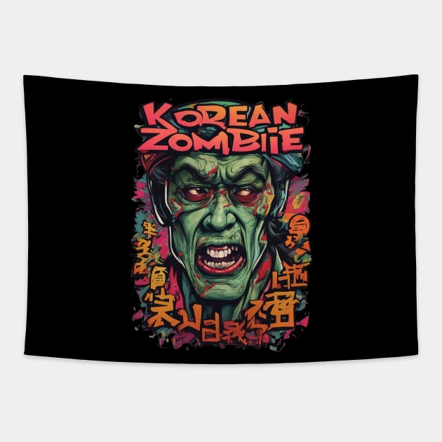 The Unstoppable Korean Zombie: Chan Sung Jung Tapestry by Zachariya420