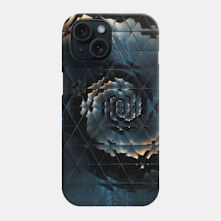 Navy Blue Goth Ocean Wave Phone Case