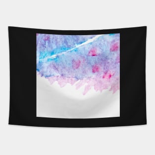 Hand drawn abstract square watercolor grunge background Tapestry