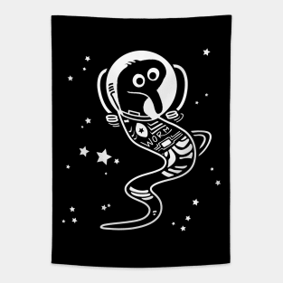 Worm on a String Magic Astronaut Designs - Wormstronaut in Outer Space Tapestry