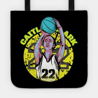 Caitlin Clark vector art Tote