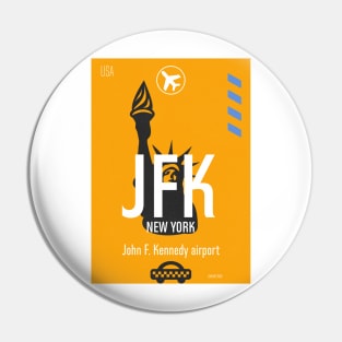 JFK airport statue of liberty Pin