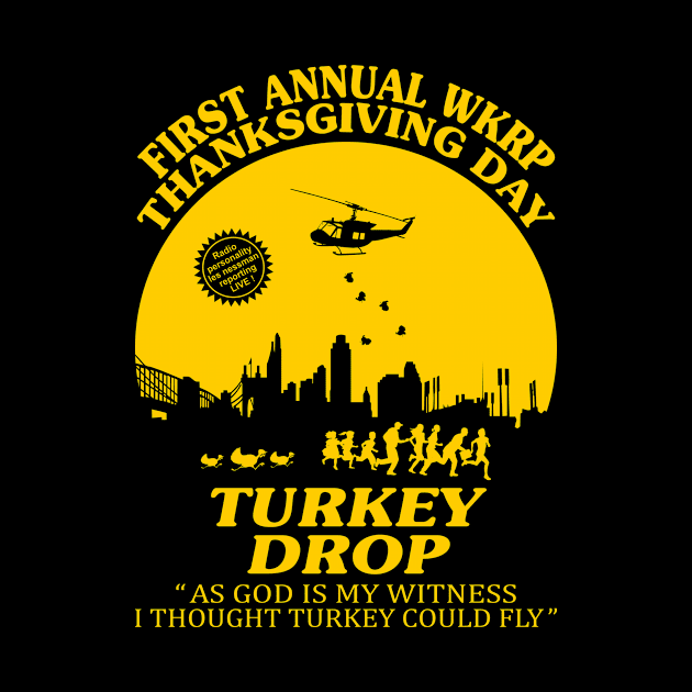 Turkey Drop Thanksgiving Day by lisanna