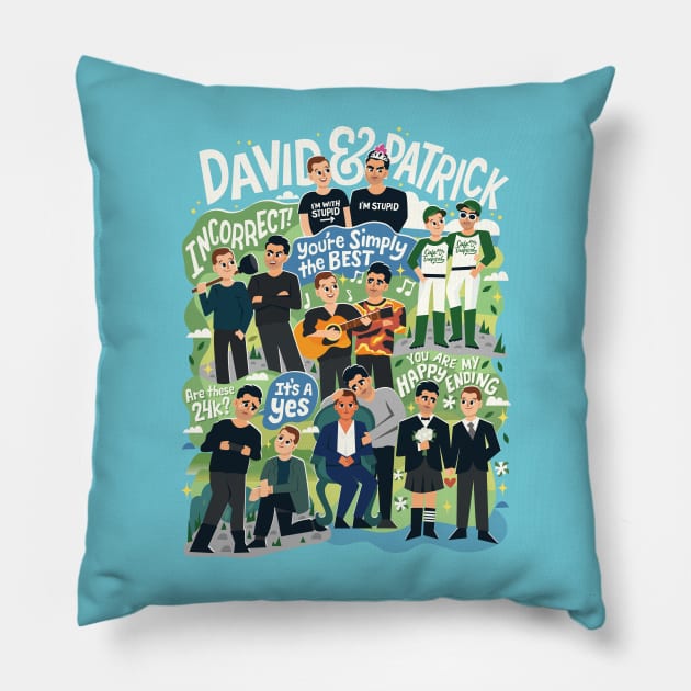 D&P Collage Pillow by risarodil