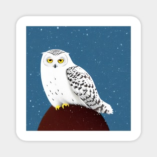 Snowy owl Magnet