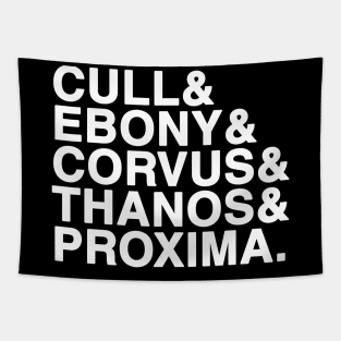 Black Order (White) Tapestry