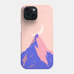 Dreamy mountaintop illustration Phone Case