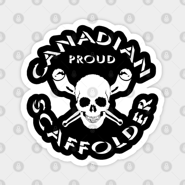 Canadian Proud Scaffolder Magnet by Scaffoldmob