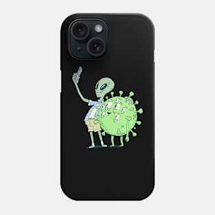 Alien Virus Selfie Phone Case