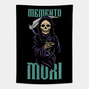 Stoic Memento Mori Grim Reaper Tapestry