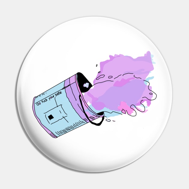 Paint Bucket: Full Color Pin by GasmaskMood