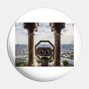 View of the Eiffel Tower from Sacre Coeur Pin