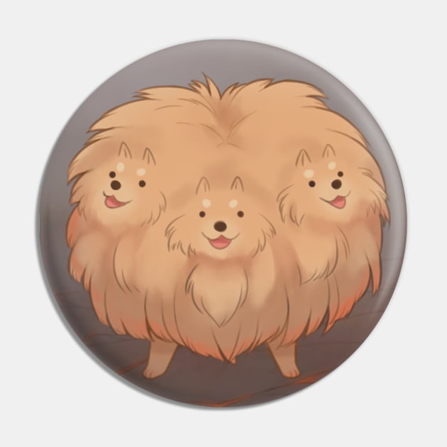 If Cerberus was a Pomeranian Pin by Pastelkatto