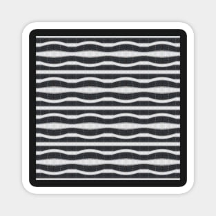 Pattern in black and white made as a photomontage Magnet