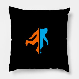 Bigfoot Portal (small logo) Pillow