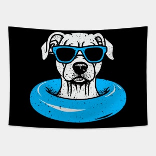 Puppy In Sunglasses Tapestry