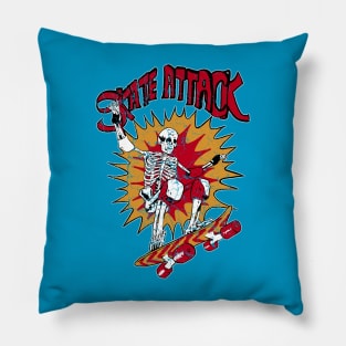 Vintage Skate Attack Pillow