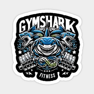 Gym Shark | T Shirt Design Magnet