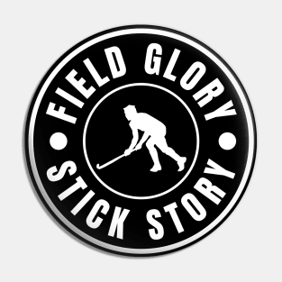 Field Hockey Player Pin