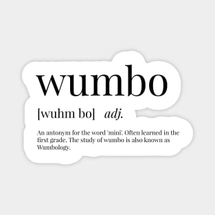 Wumbo Definition Magnet