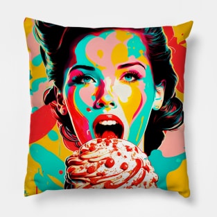 Woman pop style Pillow