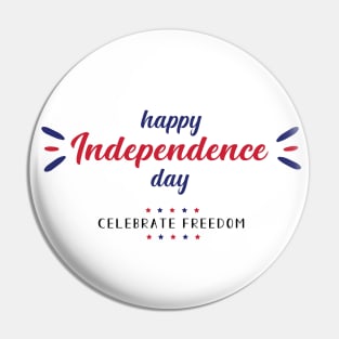 Independence Day USA Pin
