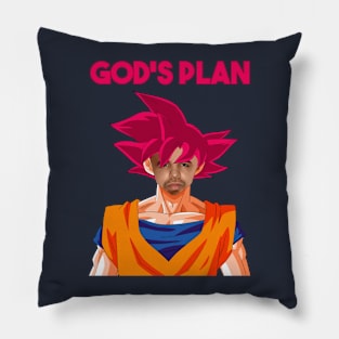 God's Plan Goku Pillow