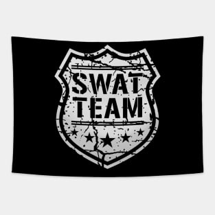 SWAT Team Shield Tapestry