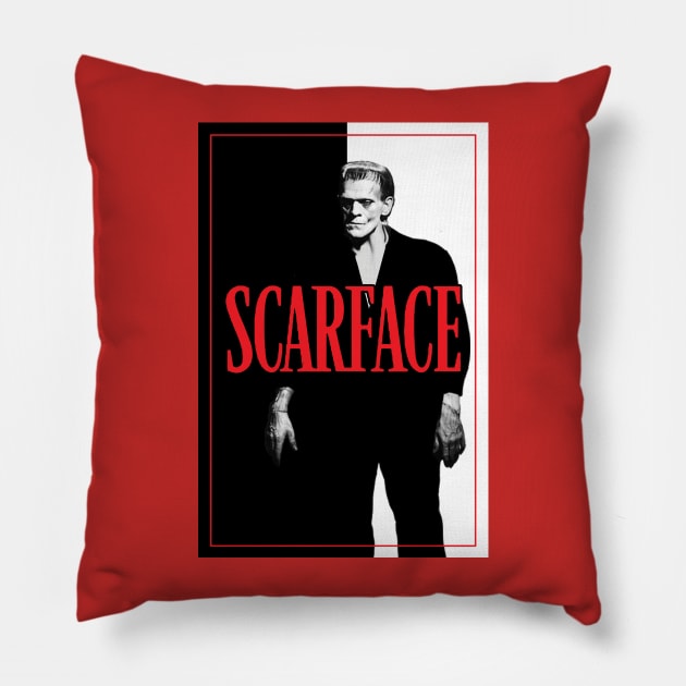 Scarface Monster Pillow by ArtGuyDesigns