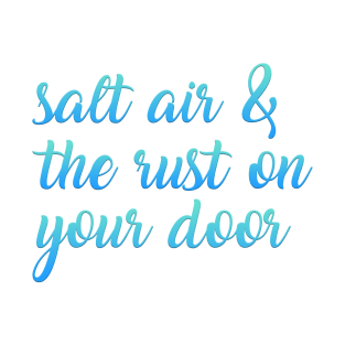 Salt Air and the Rust on Your Door Taylor Swift T-Shirt